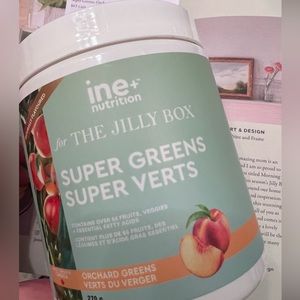 Brand new never opened INE nutrition super greens from Jilly box 2024 Spring
